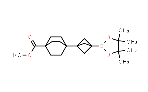 2826263-77-6 | methyl 4-[3-(4,4,5,5-tetramethyl-1,3,2-dioxaborolan-2-yl)-1-bicyclo[1.1.1]pentanyl]bicyclo[2.2.2]octane-1-carboxylate