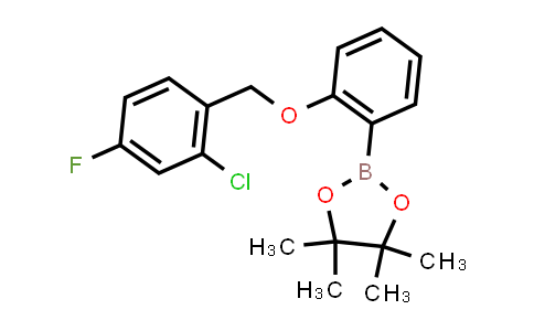 CAS No. 2246749-91-5, 2-[2-[(2-chloro-4-fluoro-phenyl)methoxy]phenyl]-4,4,5,5-tetramethyl-1,3,2-dioxaborolane
