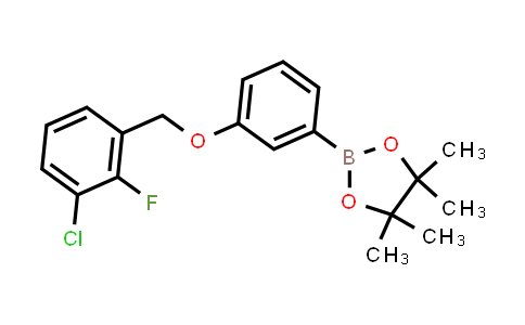 CAS No. 2246691-49-4, 2-[3-[(3-chloro-2-fluoro-phenyl)methoxy]phenyl]-4,4,5,5-tetramethyl-1,3,2-dioxaborolane