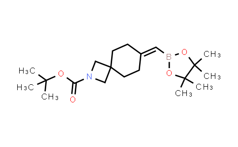 DY843572 | 2763648-39-9 | tert-butyl 7-[(4,4,5,5-tetramethyl-1,3,2-dioxaborolan-2-yl)methylene]-2-azaspiro[3.5]nonane-2-carboxylate