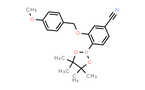 DY843578 | 2730956-05-3 | 3-[(4-methoxyphenyl)methoxy]-4-(4,4,5,5-tetramethyl-1,3,2-dioxaborolan-2-yl)benzonitrile