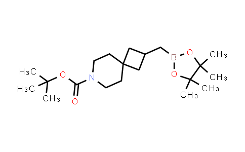DY843581 | 1422558-39-1 | tert-butyl 2-[(4,4,5,5-tetramethyl-1,3,2-dioxaborolan-2-yl)methyl]-7-azaspiro[3.5]nonane-7-carboxylate