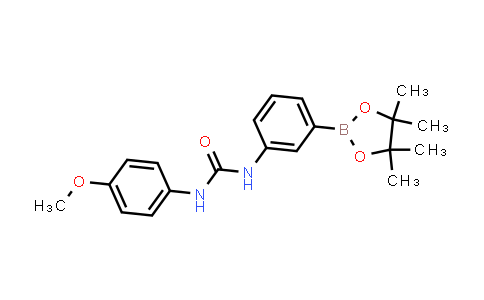 874301-63-0 | 1-(4-methoxyphenyl)-3-[3-(4,4,5,5-tetramethyl-1,3,2-dioxaborolan-2-yl)phenyl]urea