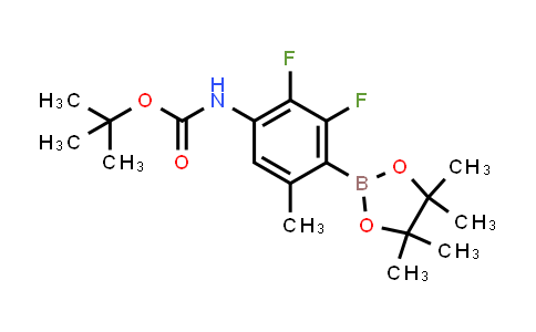 CAS No. 2568323-75-9, tert-butyl N-[2,3-difluoro-5-methyl-4-(4,4,5,5-tetramethyl-1,3,2-dioxaborolan-2-yl)phenyl]carbamate