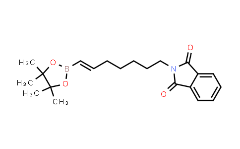 2507690-95-9 | 2-[(E)-7-(4,4,5,5-tetramethyl-1,3,2-dioxaborolan-2-yl)hept-6-enyl]isoindoline-1,3-dione