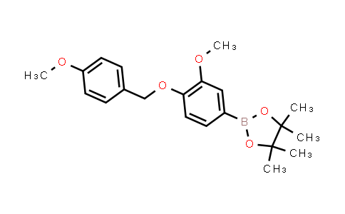 875639-79-5 | 2-[3-methoxy-4-[(4-methoxyphenyl)methoxy]phenyl]-4,4,5,5-tetramethyl-1,3,2-dioxaborolane