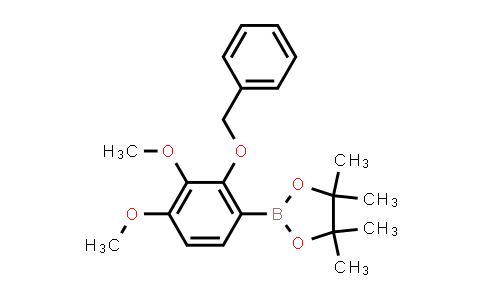 CAS No. 1335227-00-3, 2-(2-benzyloxy-3,4-dimethoxy-phenyl)-4,4,5,5-tetramethyl-1,3,2-dioxaborolane