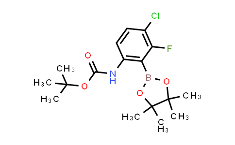DY843606 | 1384313-46-5 | tert-butyl N-[4-chloro-3-fluoro-2-(4,4,5,5-tetramethyl-1,3,2-dioxaborolan-2-yl)phenyl]carbamate