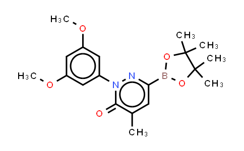 DY843608 | 2095780-23-5 | 2-(3,5-dimethoxyphenyl)-4-methyl-6-(tetramethyl-1,3,2-dioxaborolan-2-yl)-2,3-dihydropyridazin-3-one