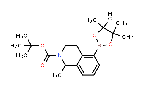 CAS No. 2750996-18-8, tert-butyl 1-methyl-5-(4,4,5,5-tetramethyl-1,3,2-dioxaborolan-2-yl)-3,4-dihydro-1H-isoquinoline-2-carboxylate