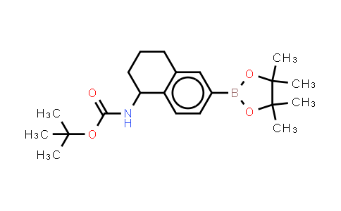 CAS No. 1798794-50-9, tert-butyl N-[6-(4,4,5,5-tetramethyl-1,3,2-dioxaborolan-2-yl)tetralin-1-yl]carbamate
