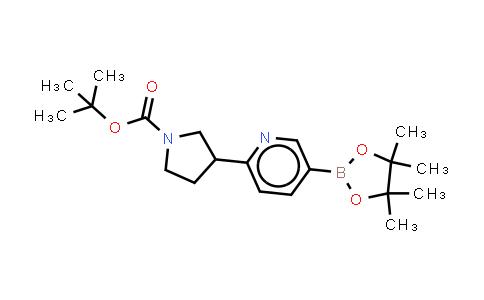 DY843619 | 2068065-27-8 | tert-butyl 3-[5-(tetramethyl-1,3,2-dioxaborolan-2-yl)pyridin-2-yl]pyrrolidine-1-carboxylate