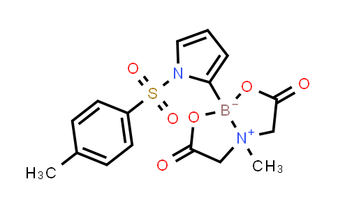 CAS No. 1311484-50-0, 5-methyl-1-[1-(p-tolylsulfonyl)pyrrol-2-yl]-2,8-dioxa-5-azonia-1-boranuidabicyclo[3.3.0]octane-3,7-dione