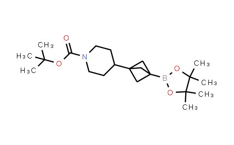 CAS No. 2826263-67-4, tert-butyl 4-[3-(4,4,5,5-tetramethyl-1,3,2-dioxaborolan-2-yl)-1-bicyclo[1.1.1]pentanyl]piperidine-1-carboxylate