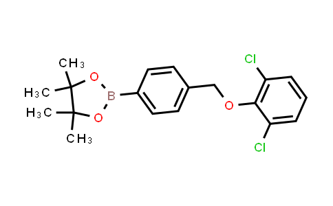 CAS No. 2246676-05-9, 2-[4-[(2,6-dichlorophenoxy)methyl]phenyl]-4,4,5,5-tetramethyl-1,3,2-dioxaborolane