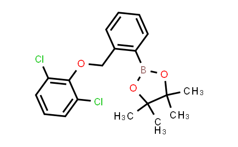 CAS No. 2246881-27-4, 2-[2-[(2,6-dichlorophenoxy)methyl]phenyl]-4,4,5,5-tetramethyl-1,3,2-dioxaborolane