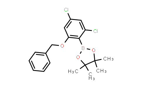 CAS No. 2767996-00-7, 2-(2-benzyloxy-4,6-dichloro-phenyl)-4,4,5,5-tetramethyl-1,3,2-dioxaborolane