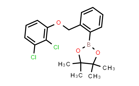 CAS No. 2246842-86-2, 2-[2-[(2,3-dichlorophenoxy)methyl]phenyl]-4,4,5,5-tetramethyl-1,3,2-dioxaborolane