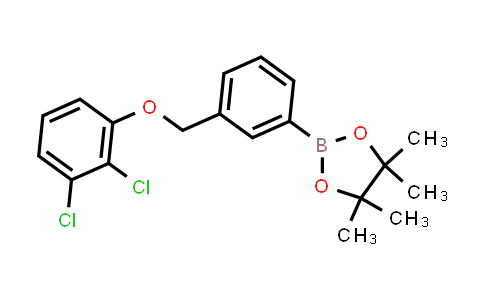 CAS No. 2246688-26-4, 2-[3-[(2,3-dichlorophenoxy)methyl]phenyl]-4,4,5,5-tetramethyl-1,3,2-dioxaborolane