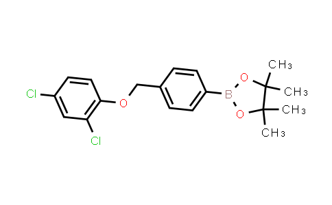 CAS No. 2246905-02-0, 2-[4-[(2,4-dichlorophenoxy)methyl]phenyl]-4,4,5,5-tetramethyl-1,3,2-dioxaborolane