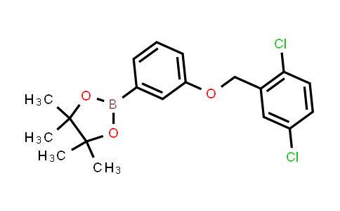 CAS No. 2246748-54-7, 2-[3-[(2,5-dichlorophenyl)methoxy]phenyl]-4,4,5,5-tetramethyl-1,3,2-dioxaborolane