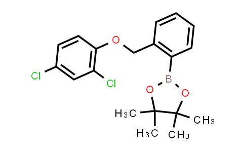 CAS No. 2246779-67-7, 2-[2-[(2,4-dichlorophenoxy)methyl]phenyl]-4,4,5,5-tetramethyl-1,3,2-dioxaborolane