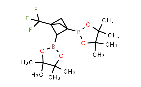CAS No. 2811732-90-6, 4,4,5,5-tetramethyl-2-[1-(4,4,5,5-tetramethyl-1,3,2-dioxaborolan-2-yl)-3-(trifluoromethyl)-2-bicyclo[1.1.1]pentanyl]-1,3,2-dioxaborolane