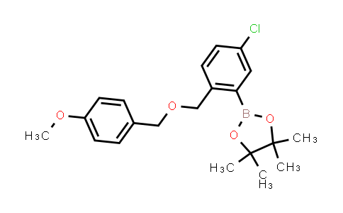 CAS No. 2365518-31-4, 2-[5-chloro-2-[(4-methoxyphenyl)methoxymethyl]phenyl]-4,4,5,5-tetramethyl-1,3,2-dioxaborolane
