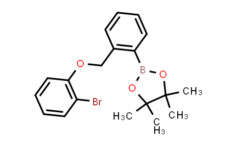 CAS No. 2374207-38-0, 2-[2-[(2-bromophenoxy)methyl]phenyl]-4,4,5,5-tetramethyl-1,3,2-dioxaborolane