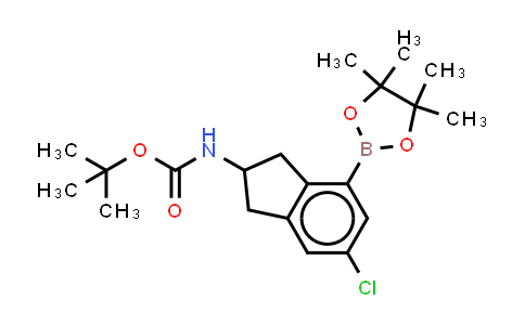 DY843691 | 2750811-41-5 | tert-butyl N-[6-chloro-4-(4,4,5,5-tetramethyl-1,3,2-dioxaborolan-2-yl)indan-2-yl]carbamate