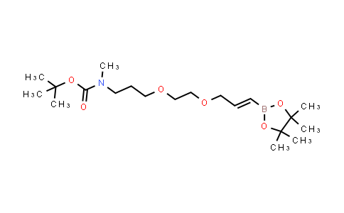 CAS No. 2568064-61-7, tert-butyl N-methyl-N-[3-[2-[(E)-3-(4,4,5,5-tetramethyl-1,3,2-dioxaborolan-2-yl)allyloxy]ethoxy]propyl]carbamate