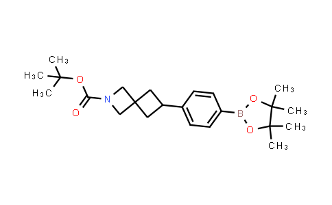 DY843703 | 2760247-58-1 | tert-butyl 6-[4-(4,4,5,5-tetramethyl-1,3,2-dioxaborolan-2-yl)phenyl]-2-azaspiro[3.3]heptane-2-carboxylate