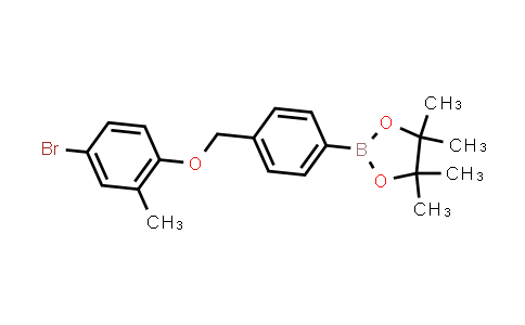 CAS No. 2246616-23-7, 2-[4-[(4-bromo-2-methyl-phenoxy)methyl]phenyl]-4,4,5,5-tetramethyl-1,3,2-dioxaborolane