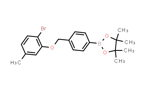 CAS No. 2246586-24-1, 2-[4-[(2-bromo-5-methyl-phenoxy)methyl]phenyl]-4,4,5,5-tetramethyl-1,3,2-dioxaborolane