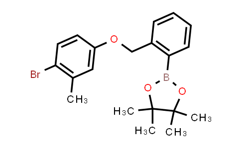 CAS No. 2246669-32-7, 2-[2-[(4-bromo-3-methyl-phenoxy)methyl]phenyl]-4,4,5,5-tetramethyl-1,3,2-dioxaborolane