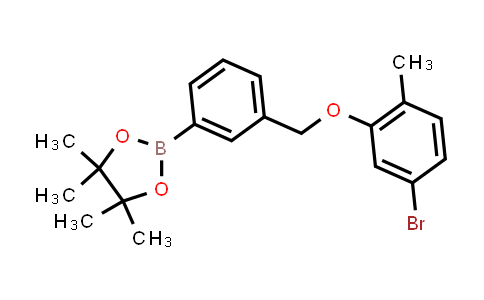 DY843721 | 2246649-60-3 | 2-[3-[(5-bromo-2-methyl-phenoxy)methyl]phenyl]-4,4,5,5-tetramethyl-1,3,2-dioxaborolane