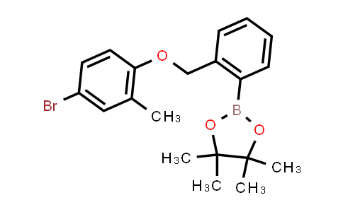 CAS No. 2246778-17-4, 2-[2-[(4-bromo-2-methyl-phenoxy)methyl]phenyl]-4,4,5,5-tetramethyl-1,3,2-dioxaborolane