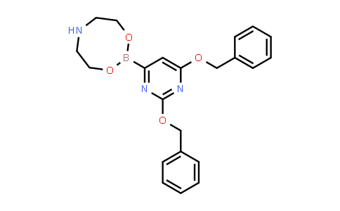 CAS No. 94706-33-9, 2-(2,6-dibenzyloxypyrimidin-4-yl)-1,3,6,2-dioxazaborocane