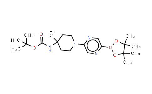 DY843743 | 2222655-52-7 | tert-butyl N-[4-methyl-1-[5-(4,4,5,5-tetramethyl-1,3,2-dioxaborolan-2-yl)pyrazin-2-yl]-4-piperidyl]carbamate