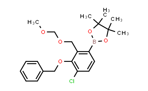 903895-52-3 | 2-[3-benzyloxy-4-chloro-2-(methoxymethoxymethyl)phenyl]-4,4,5,5-tetramethyl-1,3,2-dioxaborolane