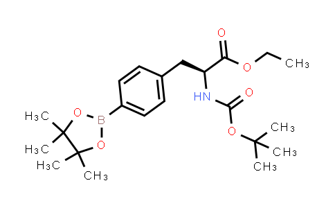 CAS No. 209249-99-0, (S)-ethyl 2-((tert-butoxycarbonyl)amino)-3-(4-(4,4,5,5-tetramethyl-1,3,2-dioxaborolan-2-yl)phenyl)propanoate