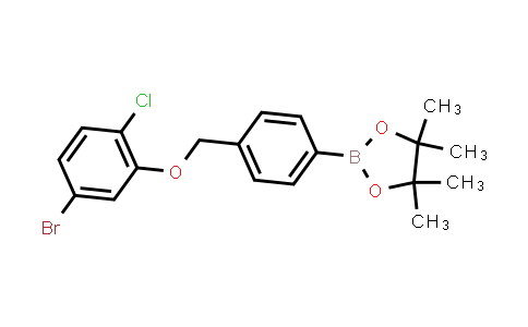 CAS No. 2246548-22-9, 2-[4-[(5-bromo-2-chloro-phenoxy)methyl]phenyl]-4,4,5,5-tetramethyl-1,3,2-dioxaborolane