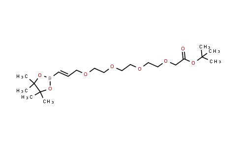 CAS No. 2378051-18-2, tert-butyl 2-[2-[2-[2-[(E)-3-(4,4,5,5-tetramethyl-1,3,2-dioxaborolan-2-yl)allyloxy]ethoxy]ethoxy]ethoxy]acetate