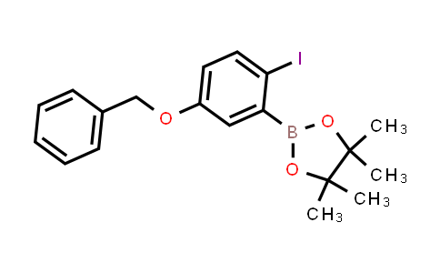 CAS No. 2724208-43-7, 2-(5-benzyloxy-2-iodo-phenyl)-4,4,5,5-tetramethyl-1,3,2-dioxaborolane