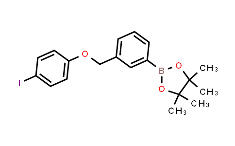 CAS No. 2246638-17-3, 2-[3-[(4-iodophenoxy)methyl]phenyl]-4,4,5,5-tetramethyl-1,3,2-dioxaborolane