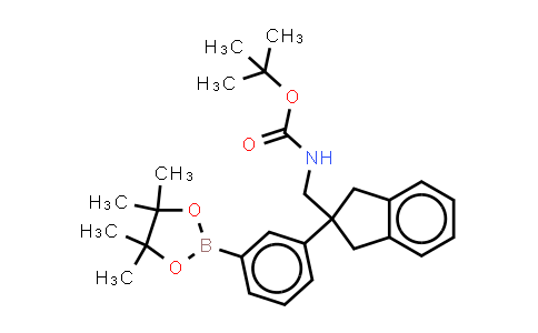 MC843783 | 2086737-86-0 | tert-butyl N-({2-[3-(tetramethyl-1,3,2-dioxaborolan-2-yl)phenyl]-2,3-dihydro-1H-inden-2-yl}methyl)carbamate