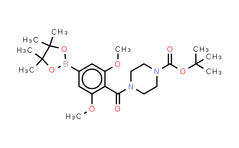DY843791 | 2704620-15-3 | tert-butyl 4-[2,6-dimethoxy-4-(4,4,5,5-tetramethyl-1,3,2-dioxaborolan-2-yl)benzoyl]piperazine-1-carboxylate