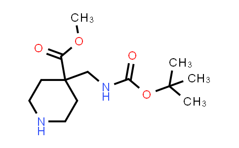 1158759-65-9 | methyl 4-({[(tert-butoxy)carbonyl]amino}methyl)piperidine-4-carboxylate