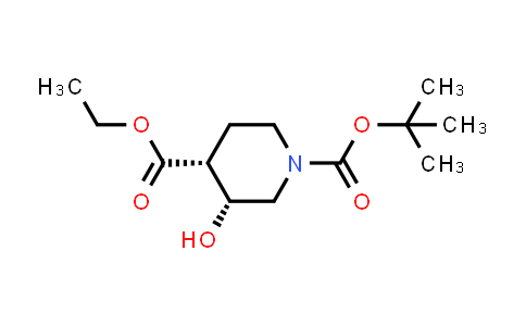 71233-28-8 | 1-tert-butyl 4-ethyl cis-3-hydroxypiperidine-1,4-dicarboxylate