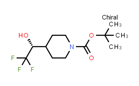 2227681-07-2 | tert-butyl 4-[(1R)-2,2,2-trifluoro-1-hydroxy-ethyl]piperidine-1-carboxylate